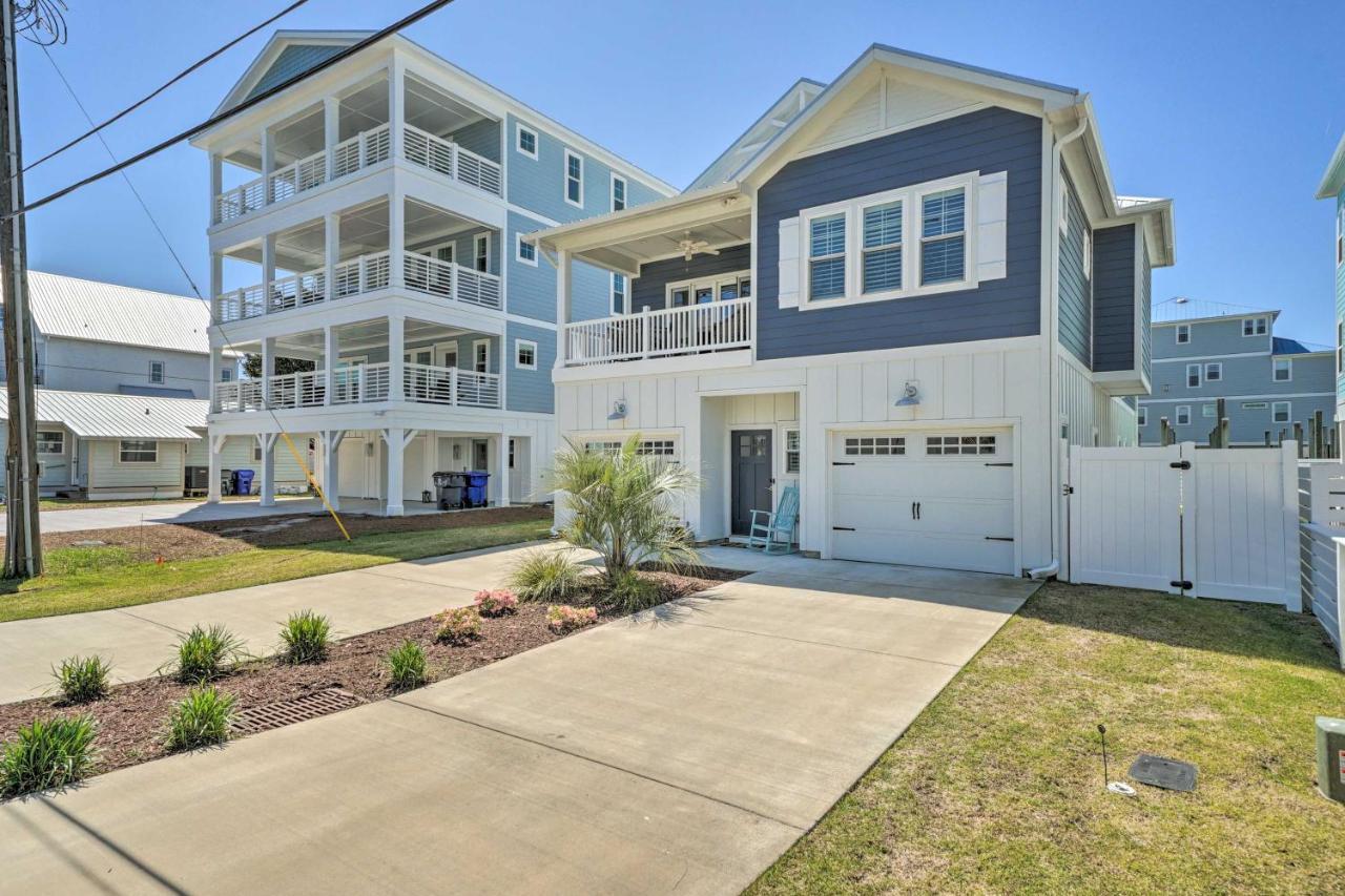 Bright Coastal Abode With Porch And Beach Access! Carolina Beach Exterior foto